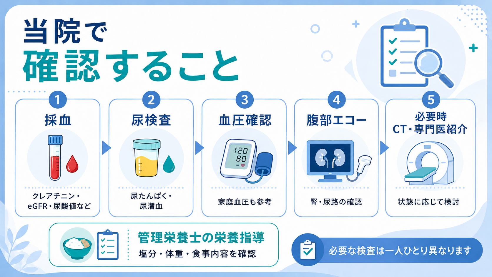腎臓の検査方法と数値の見方を徹底解説！放置厳禁のサインと費用相場