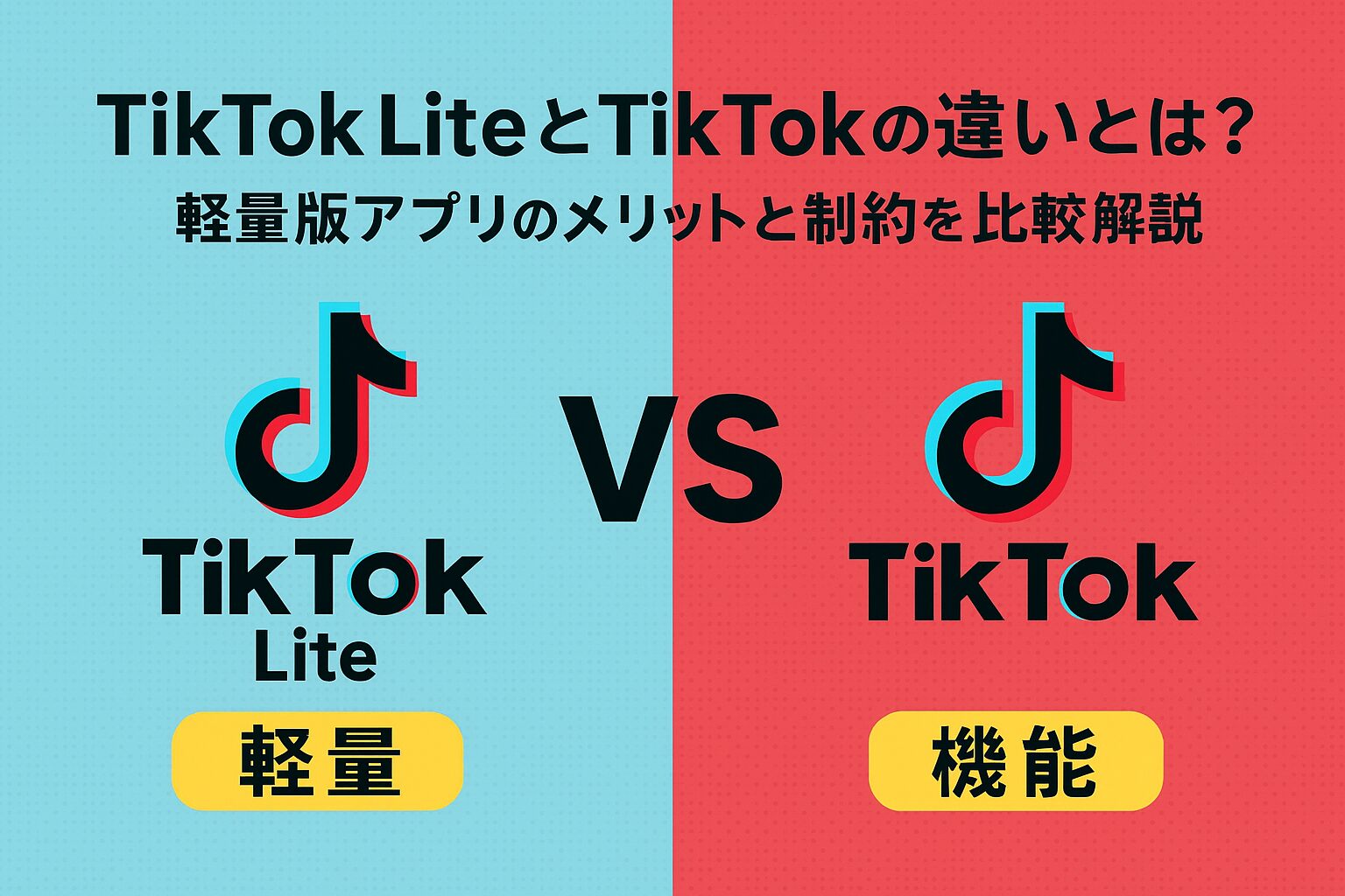 TiktokとLiteの決定的な違いとは？稼げる真相と危険性を徹底比較