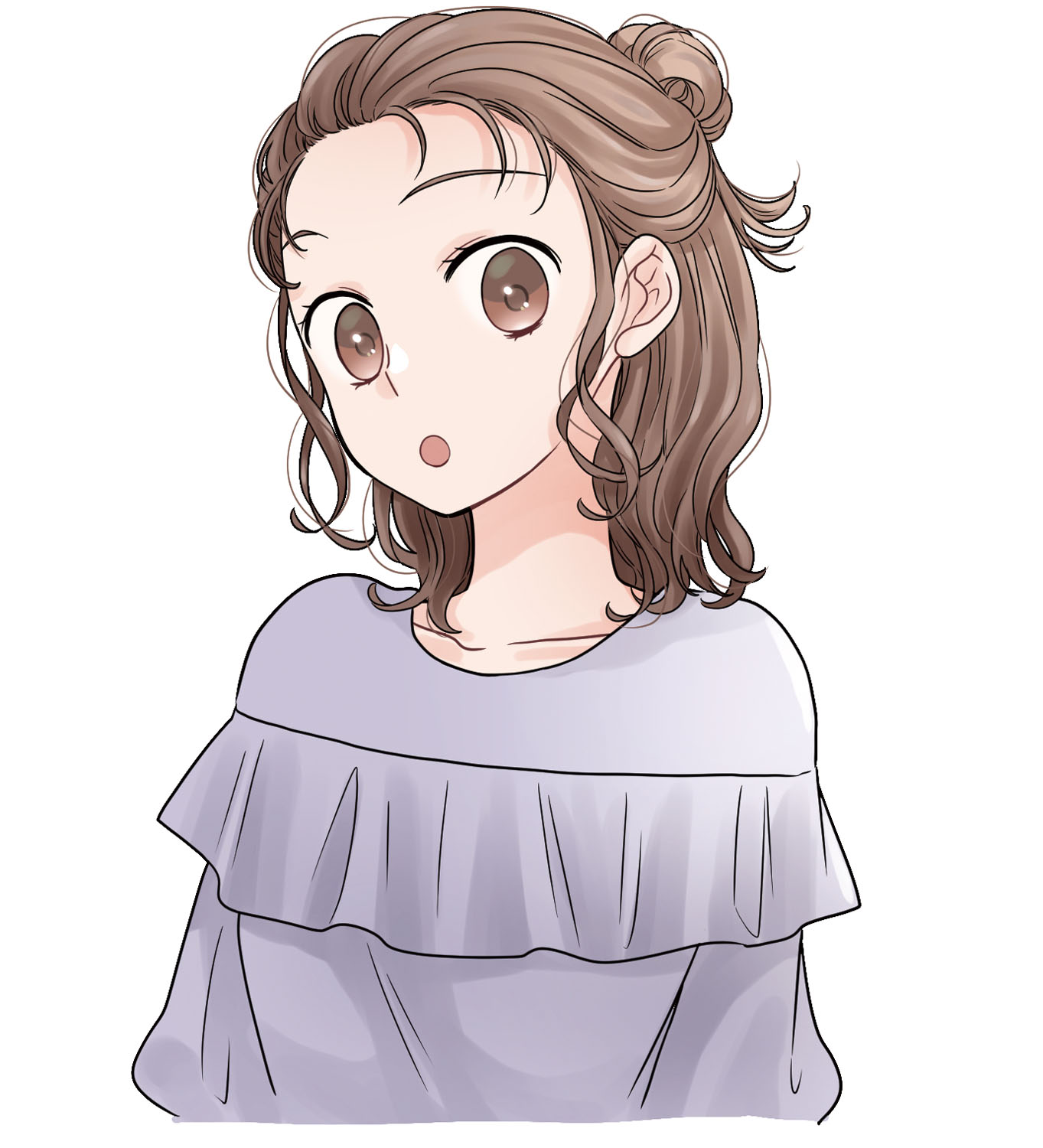 ハーフアップのイラスト描き方完全攻略！立体感と束感のプロ技法