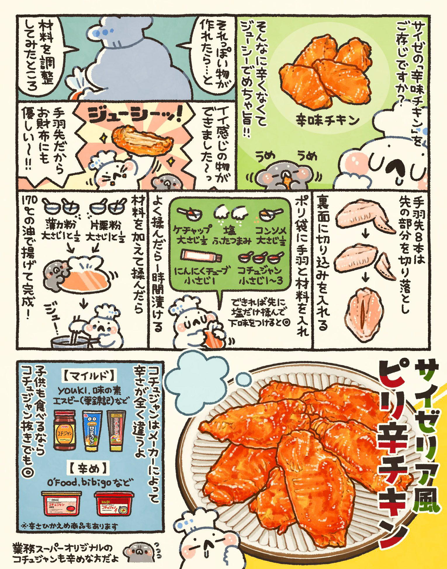 サイゼリヤ辛味チキンの再現レシピ決定版！家で本家の味を作る秘密