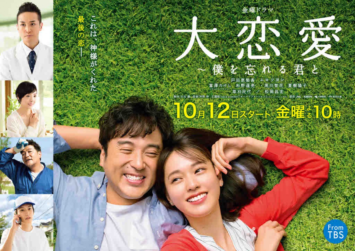 ムロツヨシと戸田恵梨香『大恋愛』の熱愛真相と絆！現在の関係