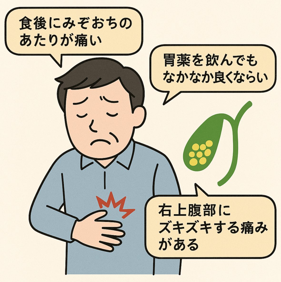 突然の激痛…胆石の痛みはなぜ起きる？危険な前兆と最新治療の全貌