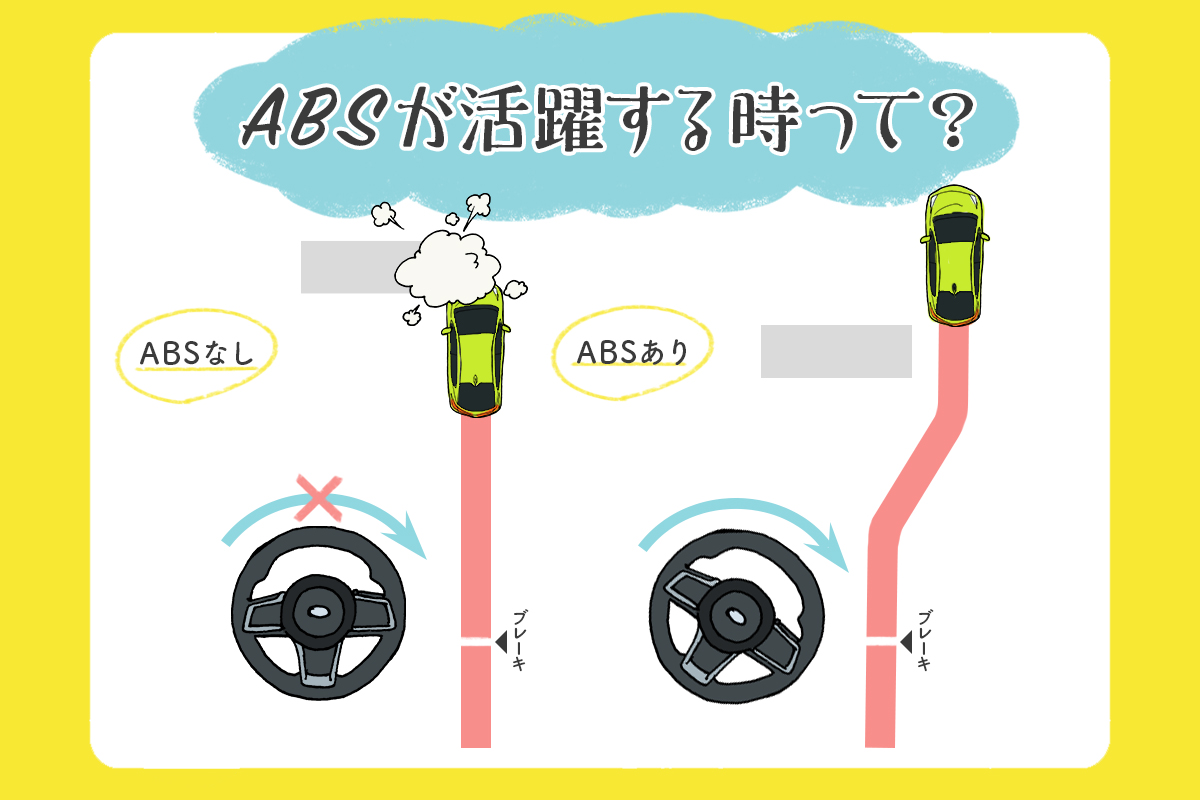急ブレーキの異音と振動の正体！Absの正しい踏み方と警告灯の対処法