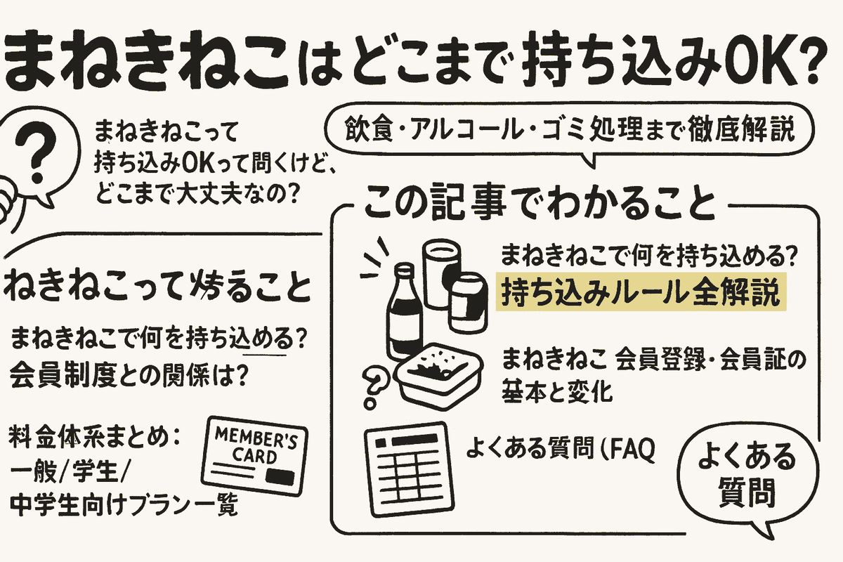 まねきねこ持ち込みゴミは持ち帰り？放置の罰金や公式ルールを徹底検証