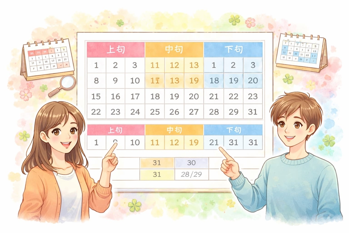 中旬とは何日から何日？上旬・下旬との違いとビジネスの落とし穴
