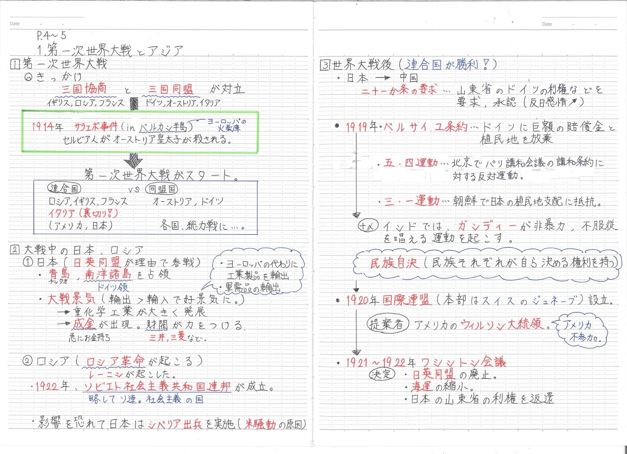 社会のノートまとめ方2026！暗記効率が劇的向上する神レイアウト術