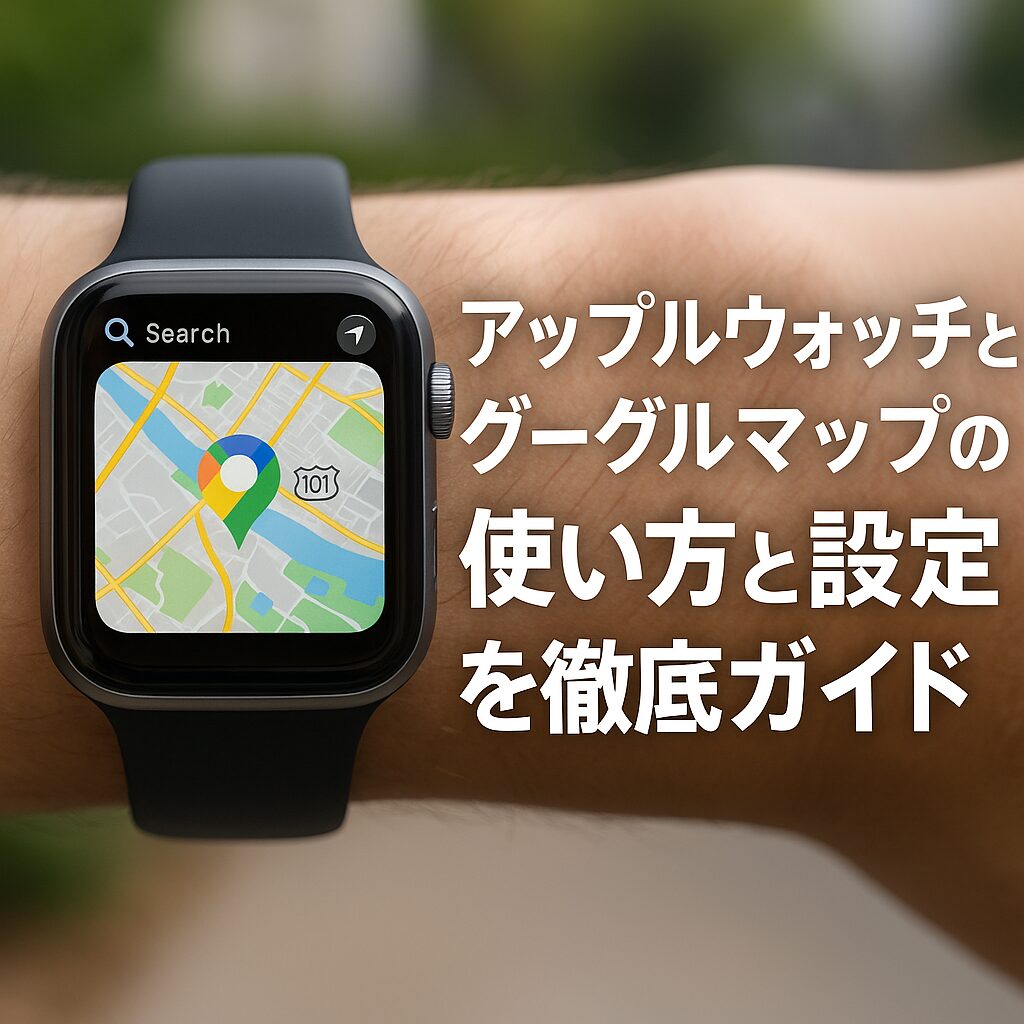 Apple WatchのGoogleマップ！手元ナビ最新活用術