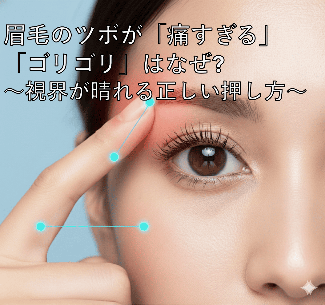 眉毛を押すと痛い原因とは？眼精疲労と病気サインを徹底解説【2026】