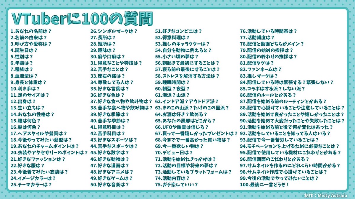 【2026最新】100の質問テンプレ完全版！距離が縮まる神ネタ厳選