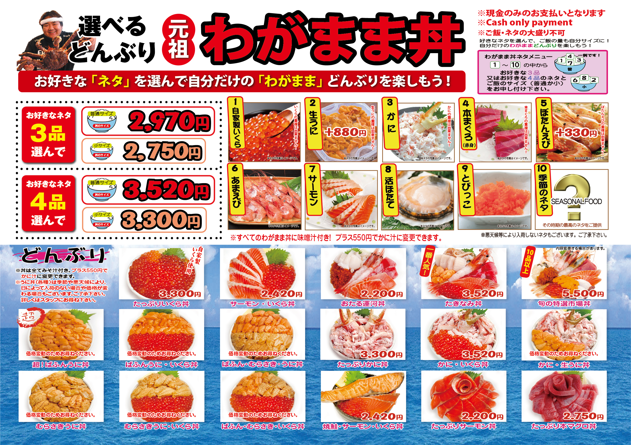 小樽海鮮丼2026決定版！行列名店から地元民の穴場まで徹底比較