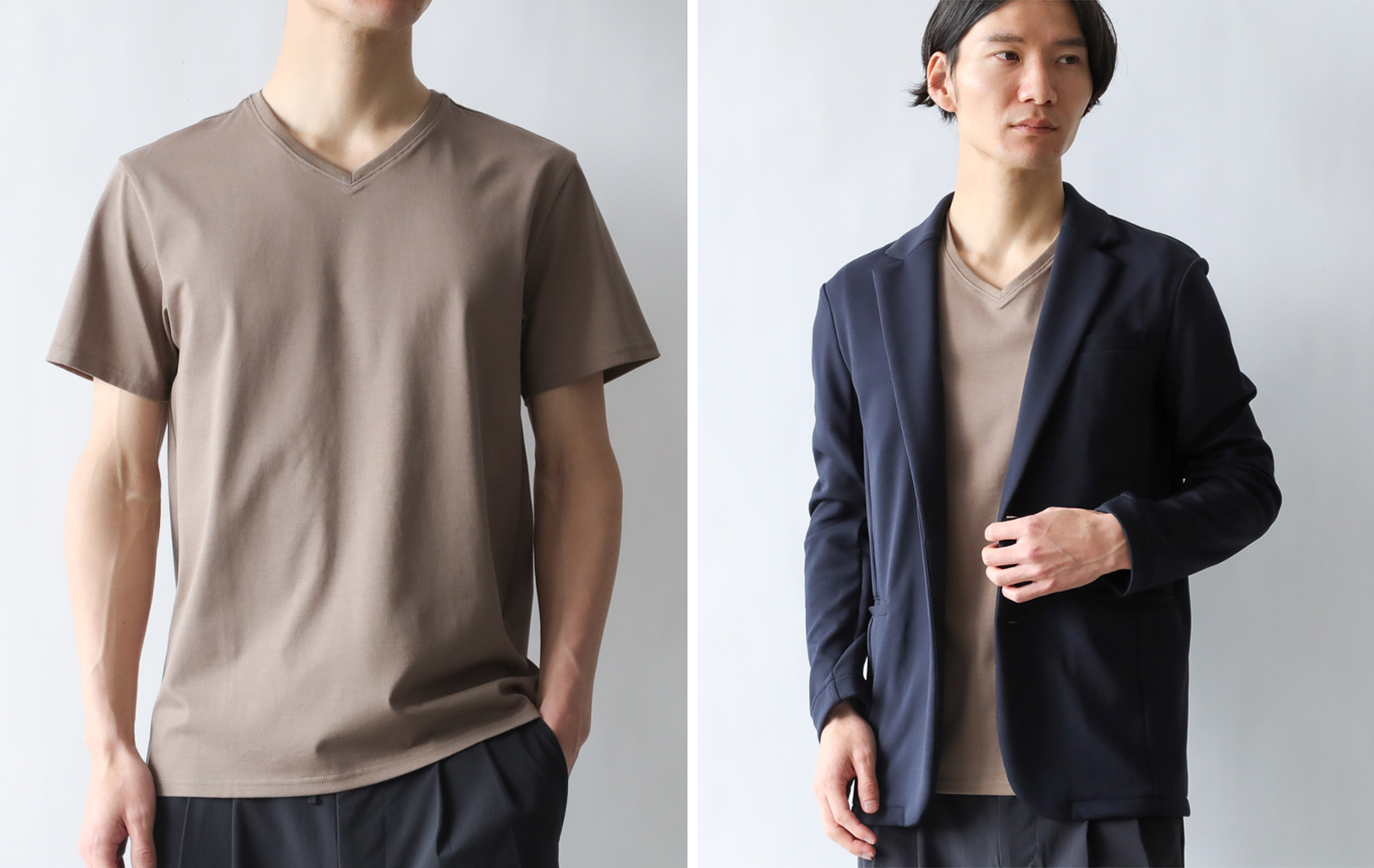 メンズVネックTシャツはダサい？2026年の着こなしと名品ブランド