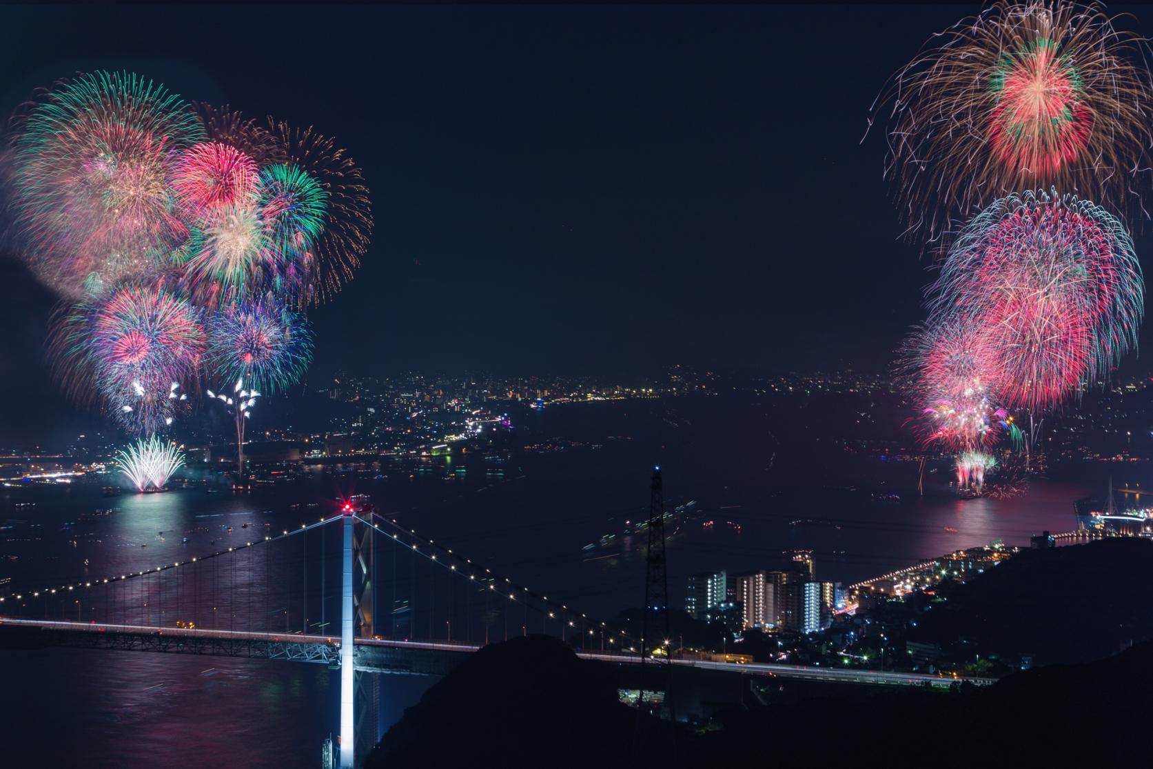 関門海峡花火大会2026完全ガイド！門司と下関の違いや穴場を徹底検証