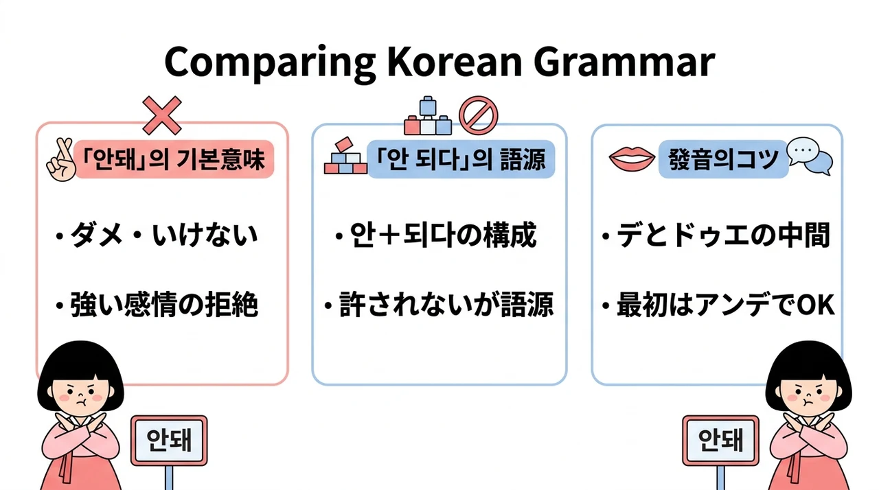 韓国語「アンデ」の真実！シロとの違いとドラマ頻出表現を徹底解説