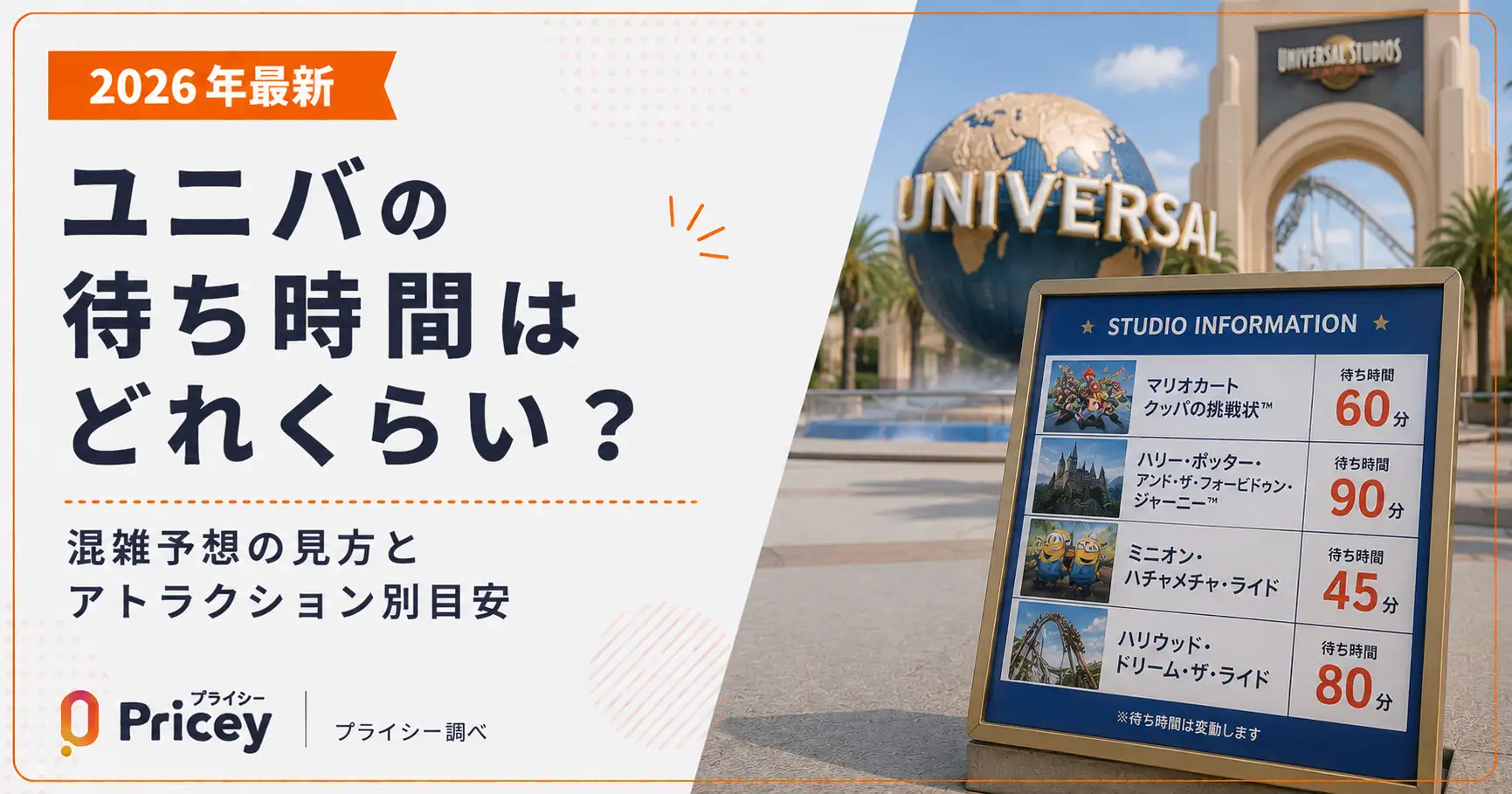 ユニバ待ち時間2026完全攻略！リアルタイム混雑回避の裏ワザ徹底解説