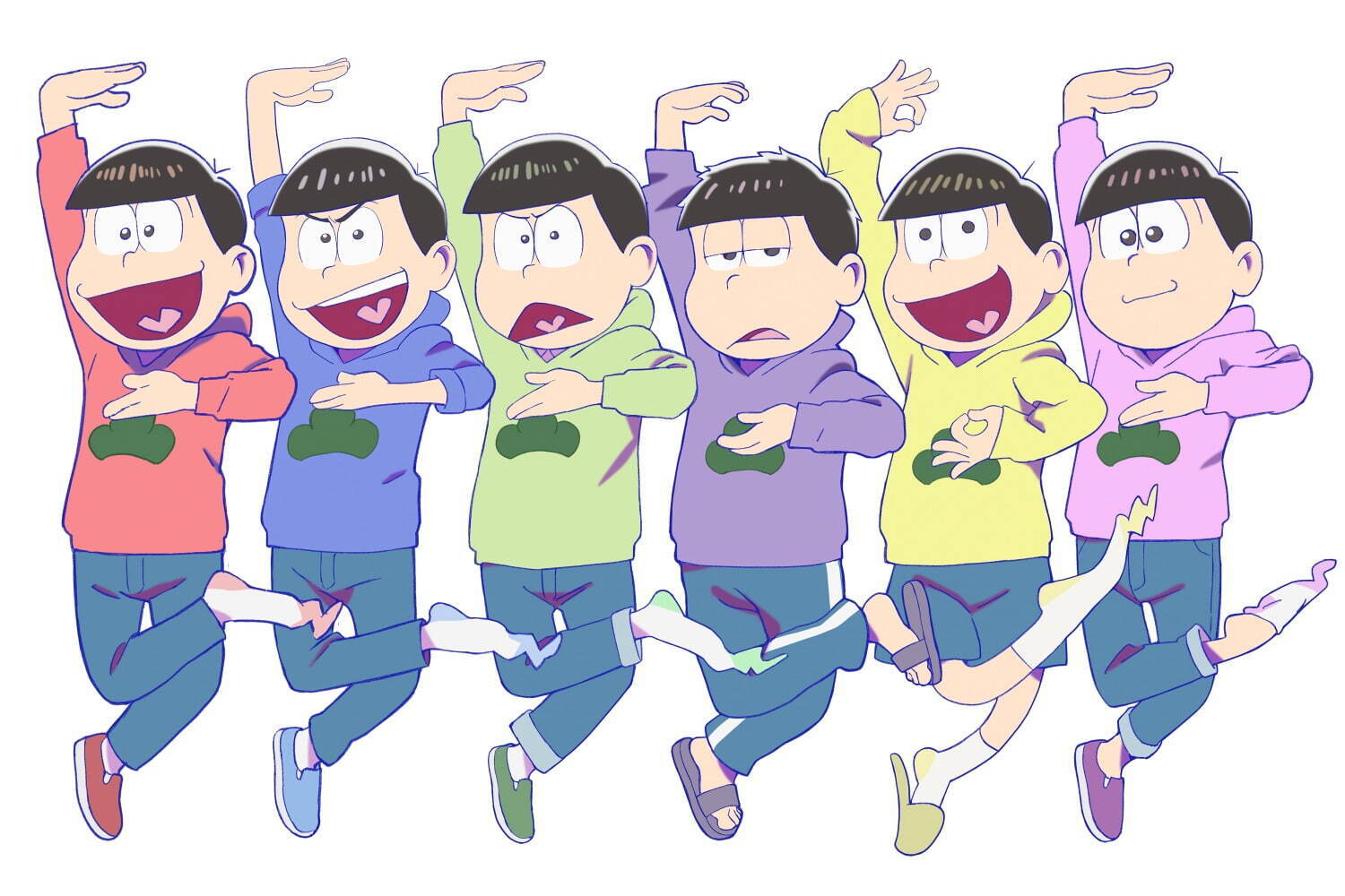 おそ松くん兄弟の順番と見分け方！六つ子の性格や「おそ松さん」との違い