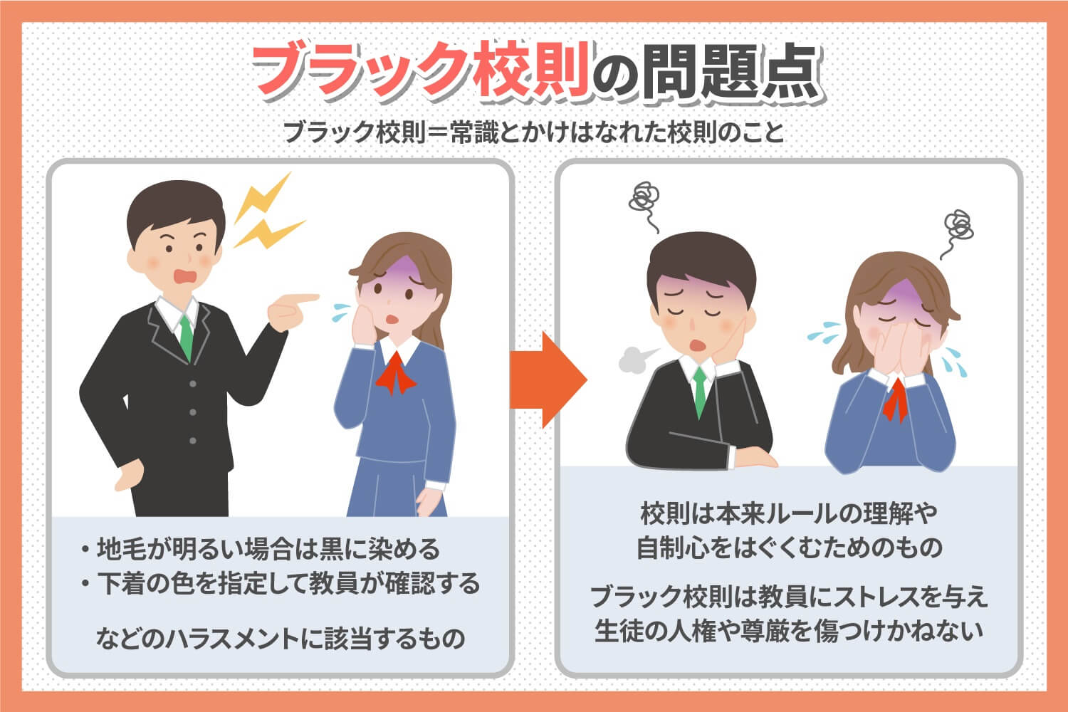 なぜ下着が白指定？理不尽なブラック校則の具体例と驚きの制定理由