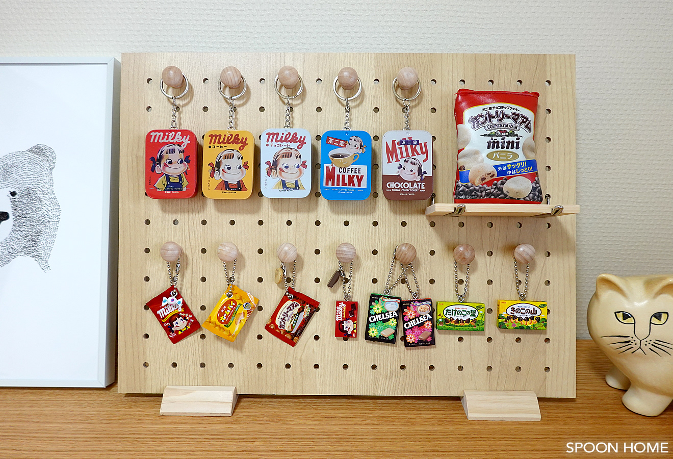 100均キーホルダーディスプレイ決定版！アクキー・ラバスト魅せる収納術