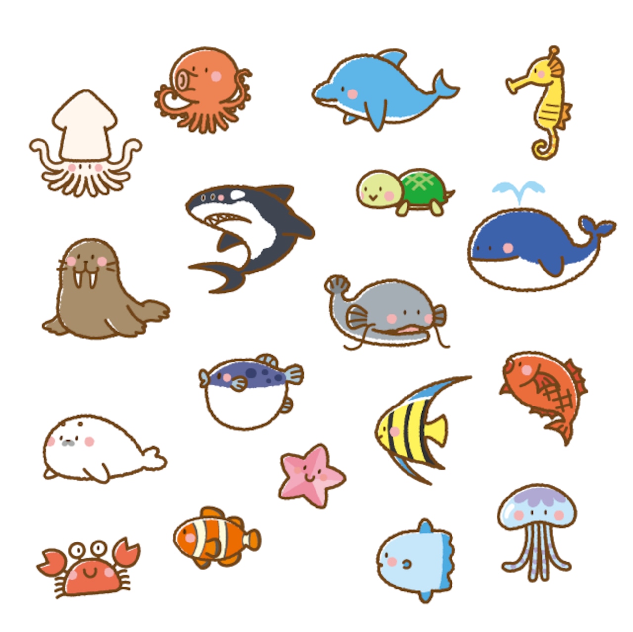 海の生き物イラスト完全攻略！無料・商用素材から簡単描画のコツまで