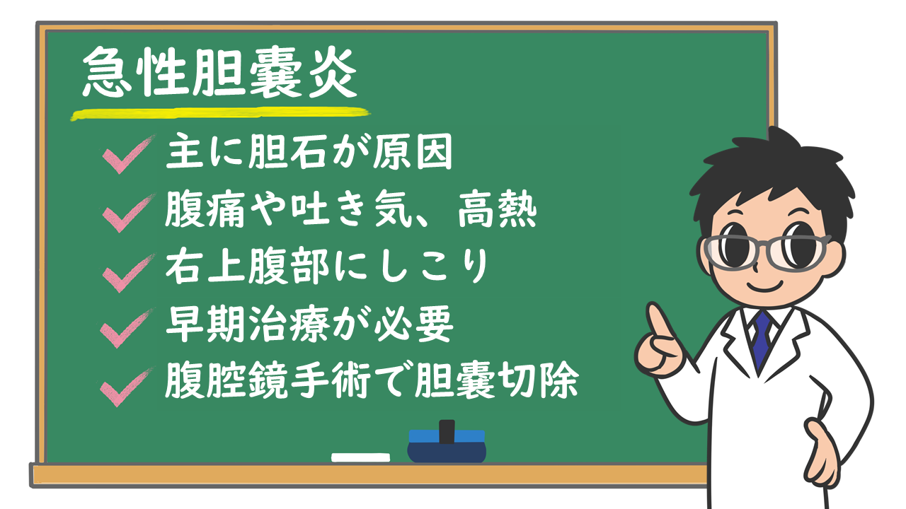 胆嚢炎の症状と初期サイン｜右腹部痛や発熱の危険度と対処法