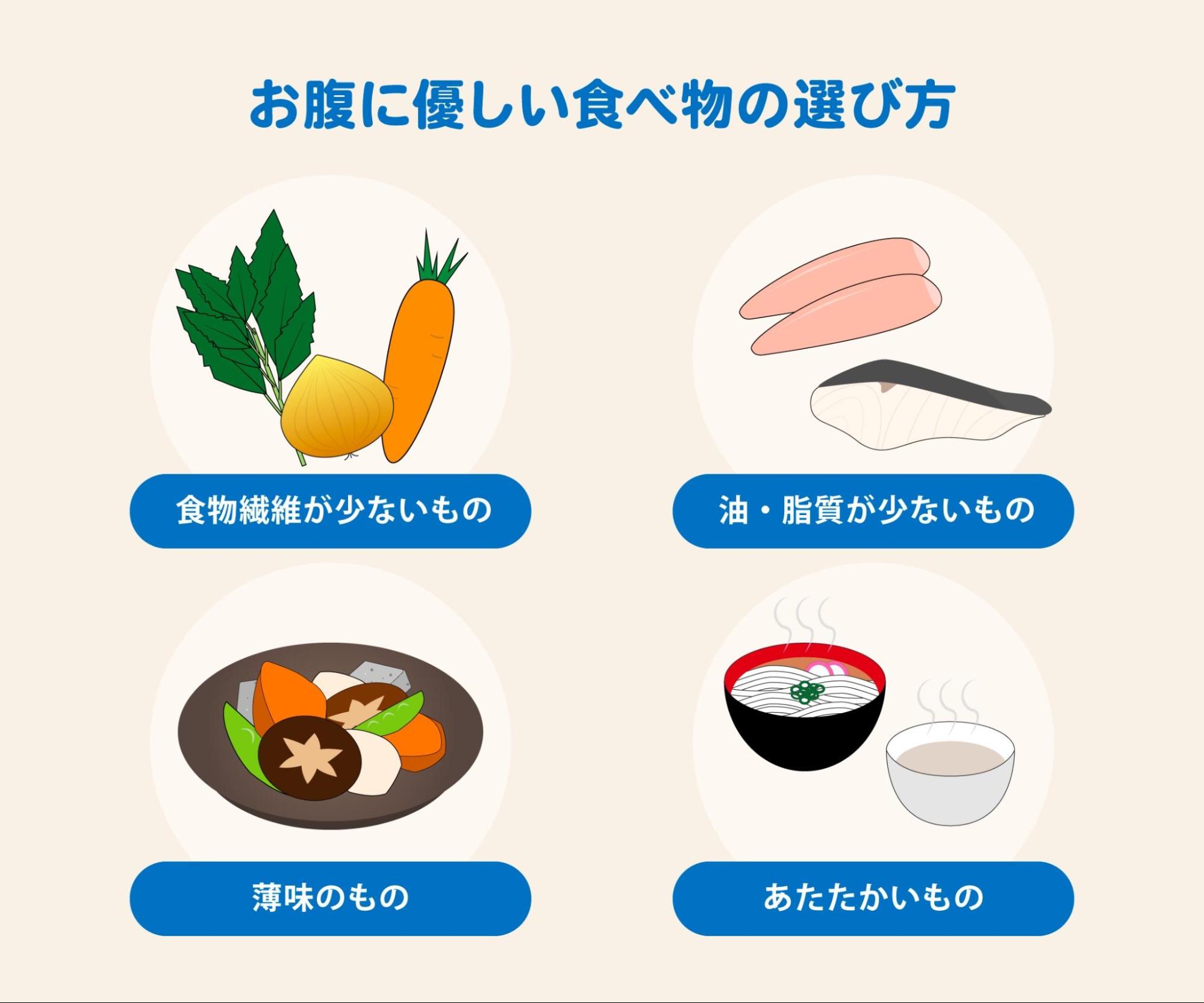 胃もたれ・下痢に効くお腹に優しい食べ物決定版！コンビニ選びとNg食品