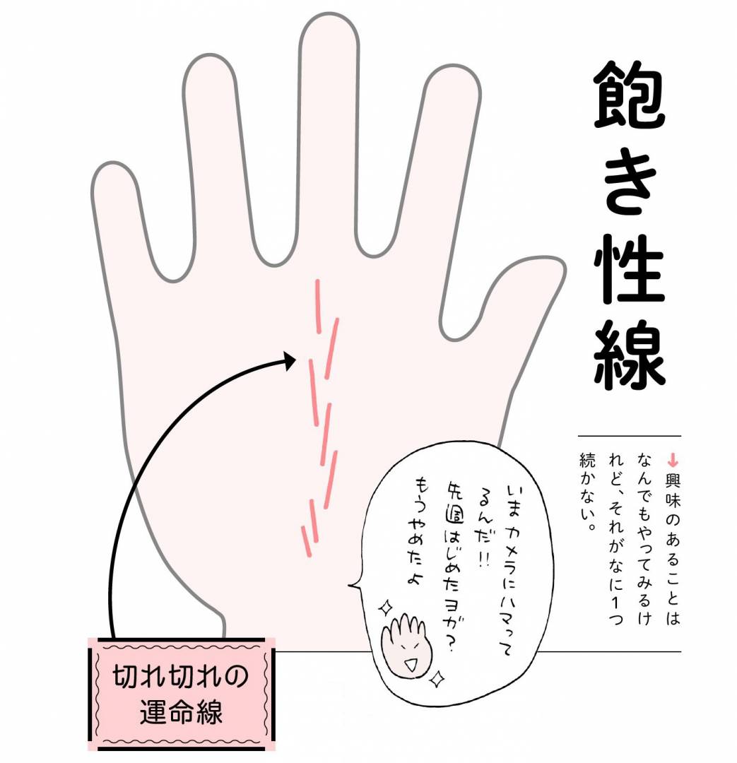 運命線が途切れ途切れなのは不吉？手相が示す人生の大転機と対策