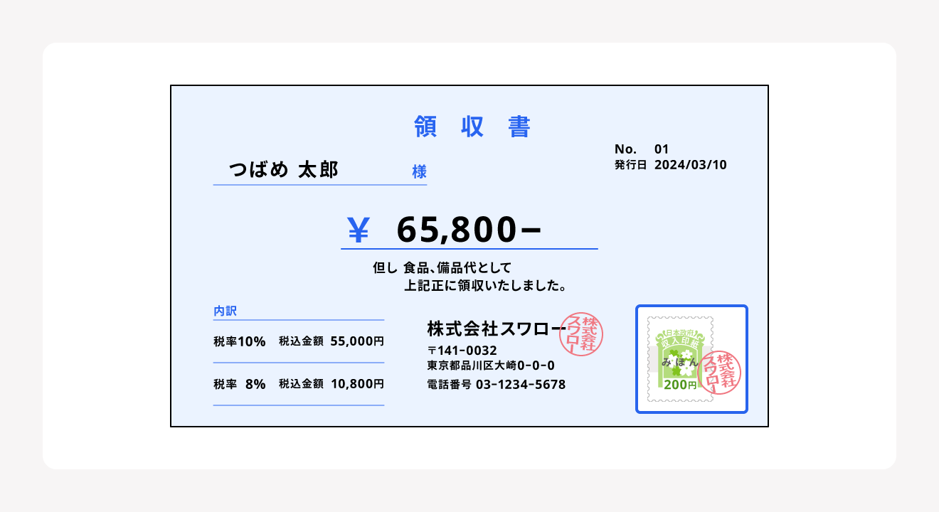 領収書の収入印紙はいくらから？5万円基準と過怠税の真相【2026年】