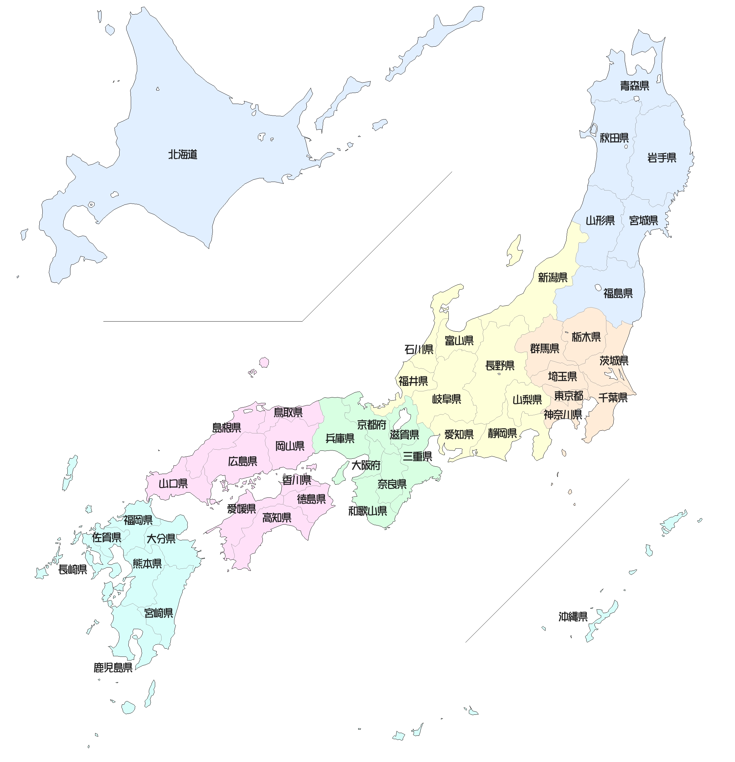 日本の都道府県地図を徹底解剖！境界線の秘密と無料白地図活用法