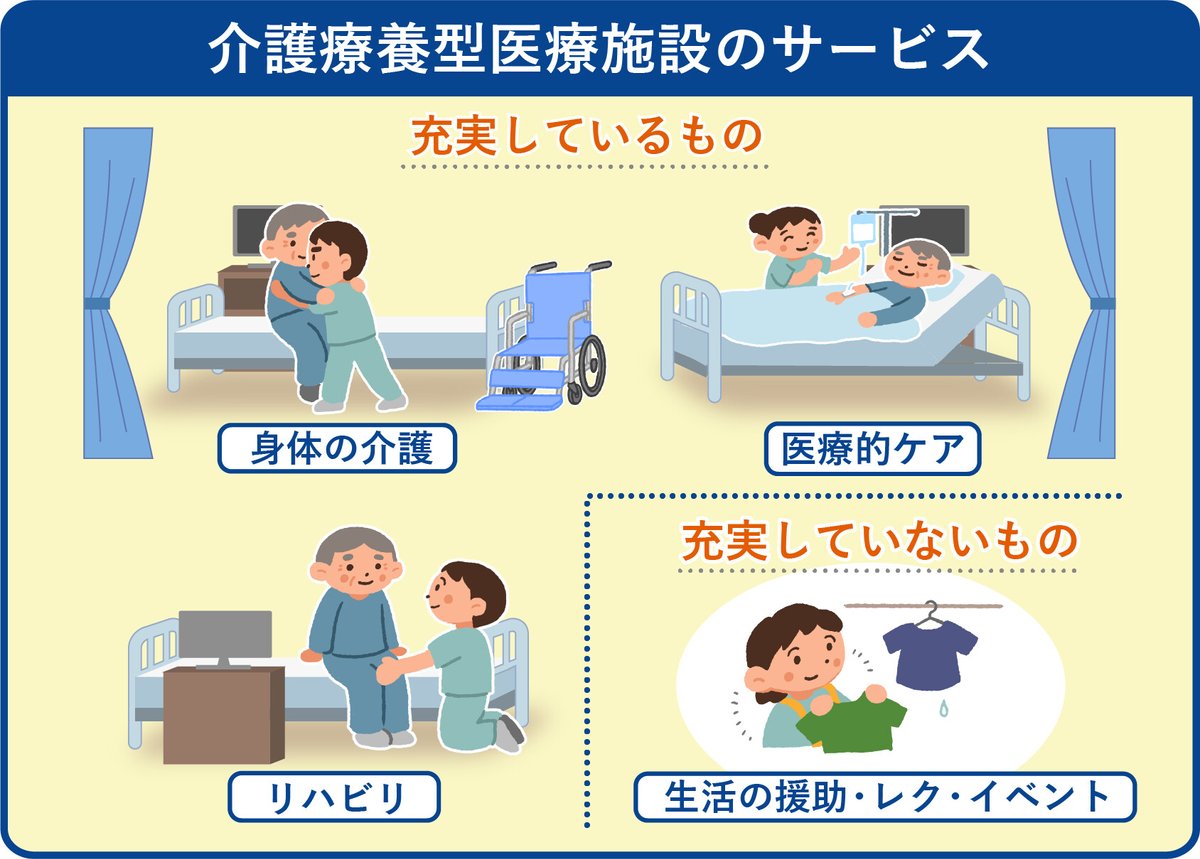 療養病棟とは？一般病棟との違いや入院条件・費用と退院の真相