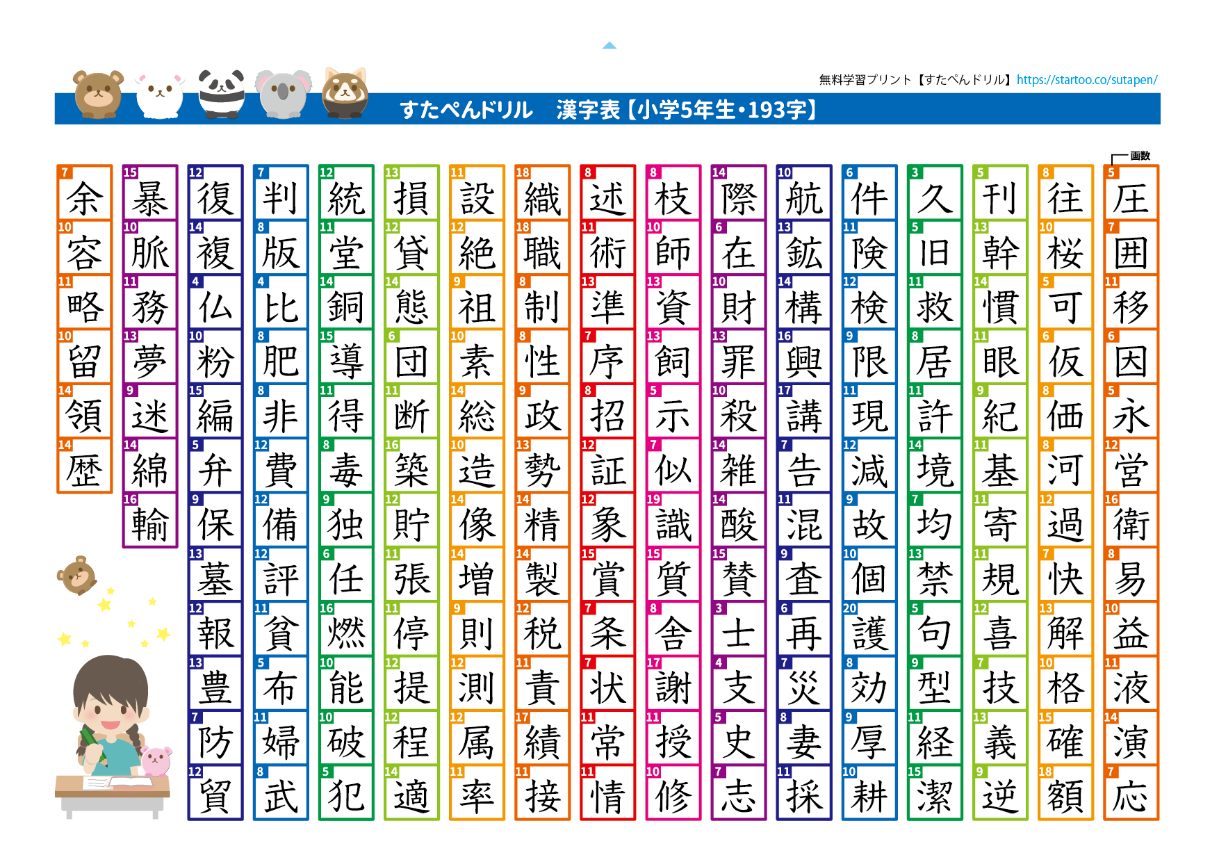 小5の漢字でなぜ急につまずく？全193字の罠と効率的な覚え方2026