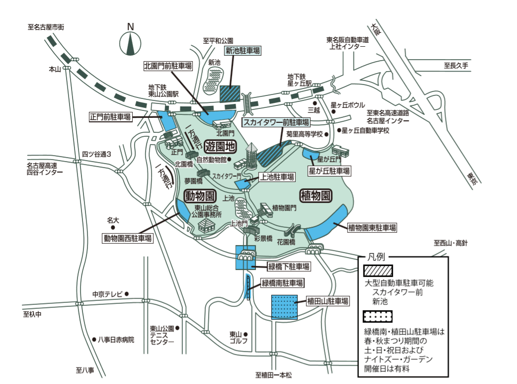 東山動物園北園門前駐車場は何時に満車？渋滞回避と穴場を徹底解説