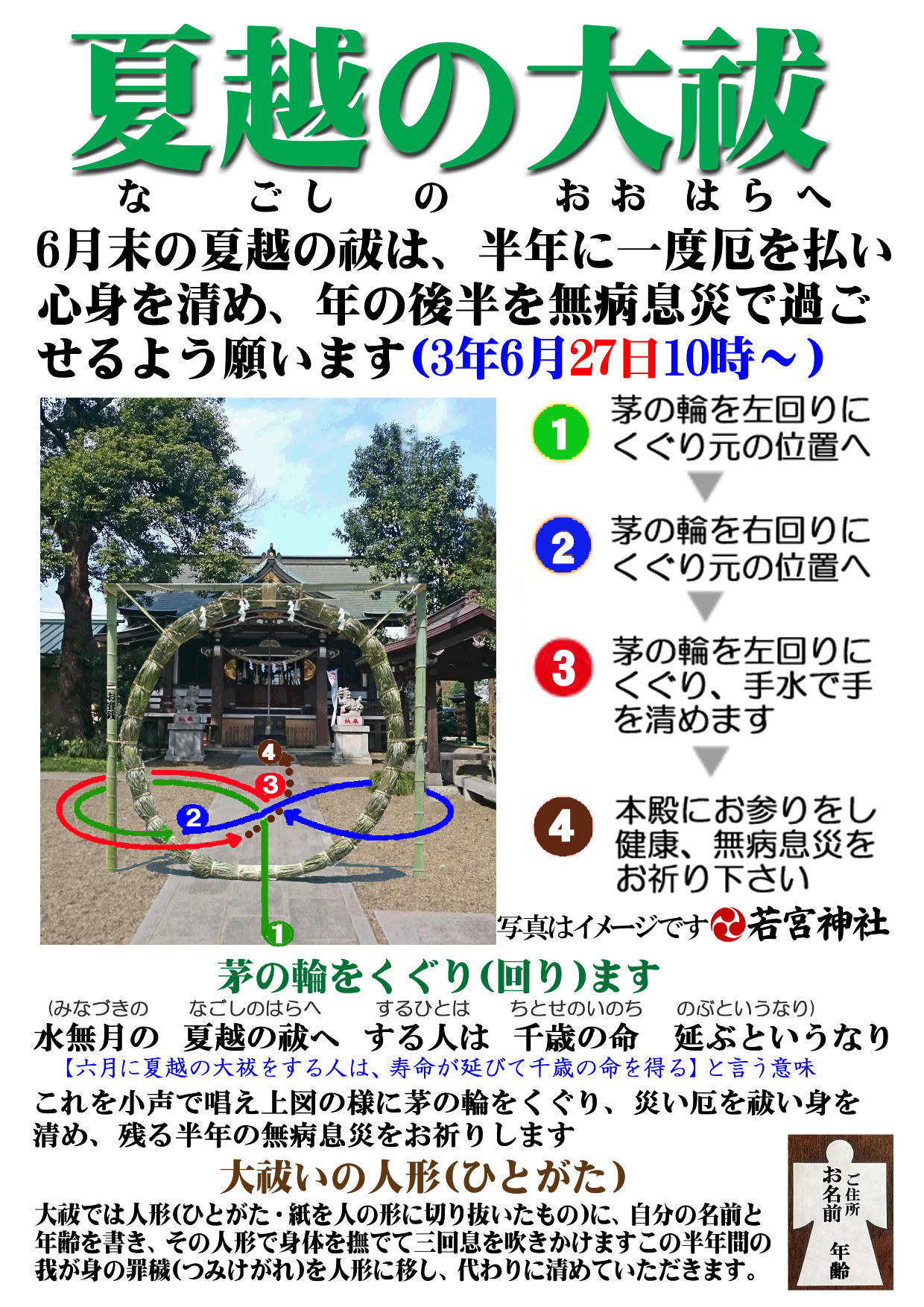 【2026年】夏越の大祓とは？茅の輪くぐり作法と厄落とし完全ガイド