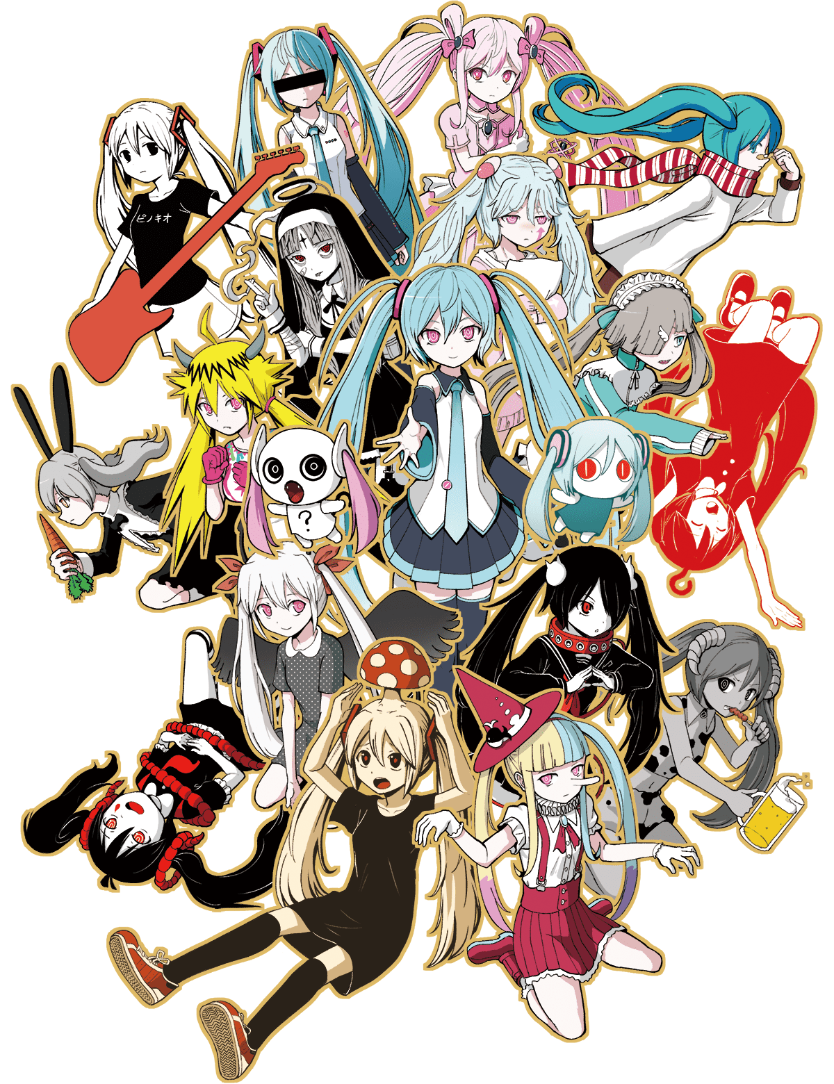 ピノキオピーのイラストは本人作画？アイマイナ誕生秘話と神絵師の全貌