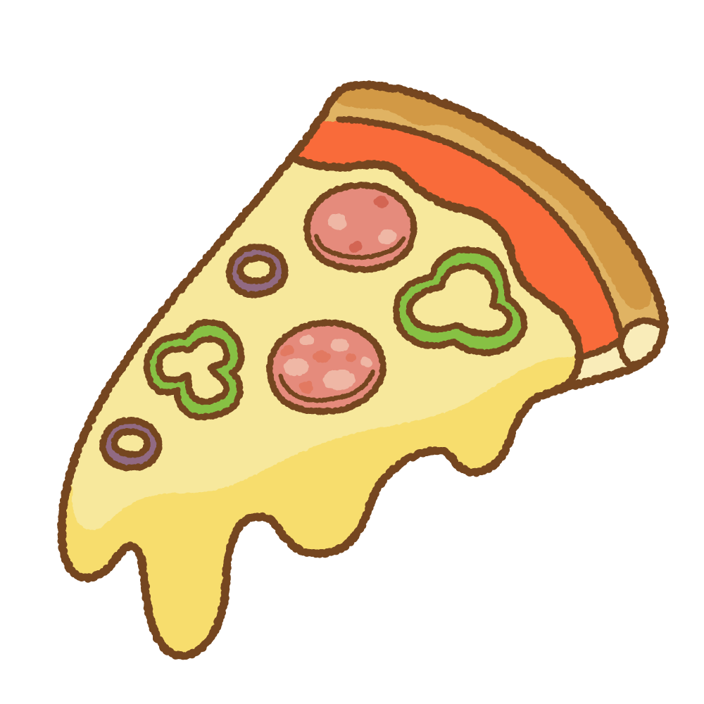 ピザのイラストを簡単に可愛く描くコツ！プロ直伝の描き順と裏技