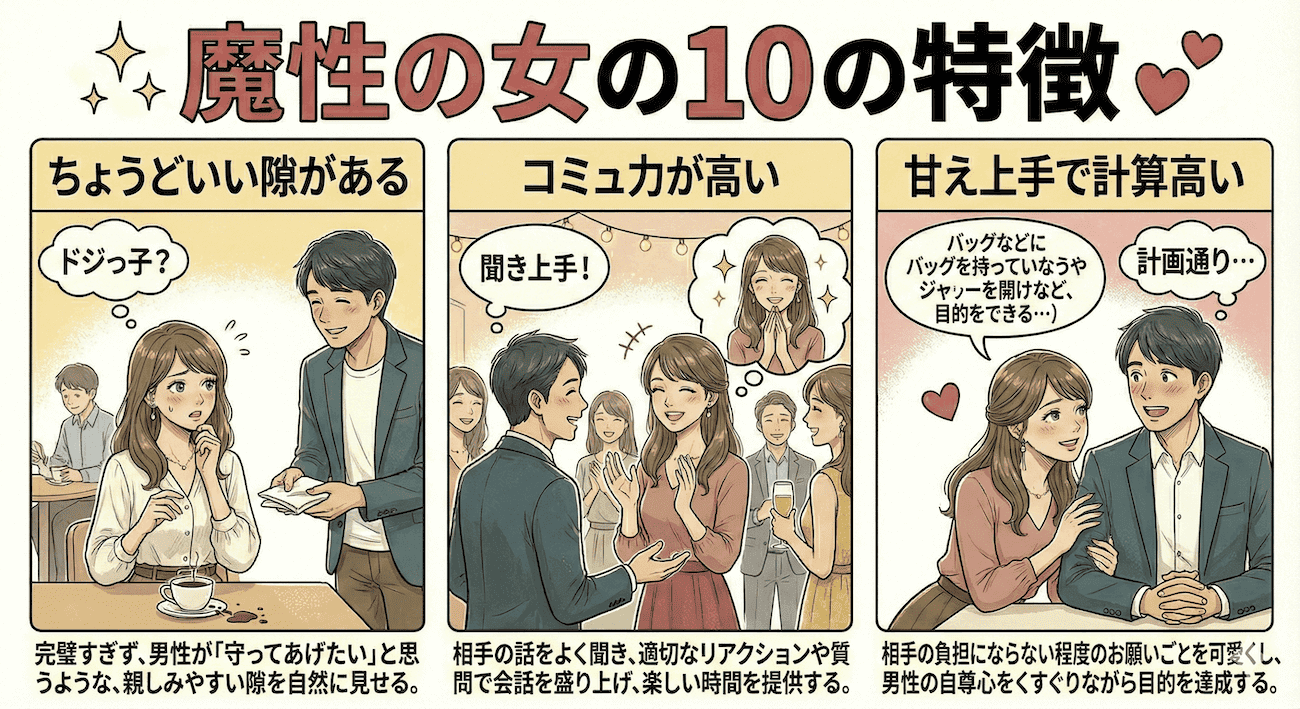 無自覚に男を狂わせる天然魔性の女の特徴｜沼る心理とあざとさの違い