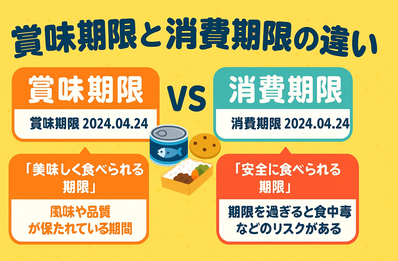 賞味期限切れは食べられる？消費期限との決定的な違いと安全な判断基準