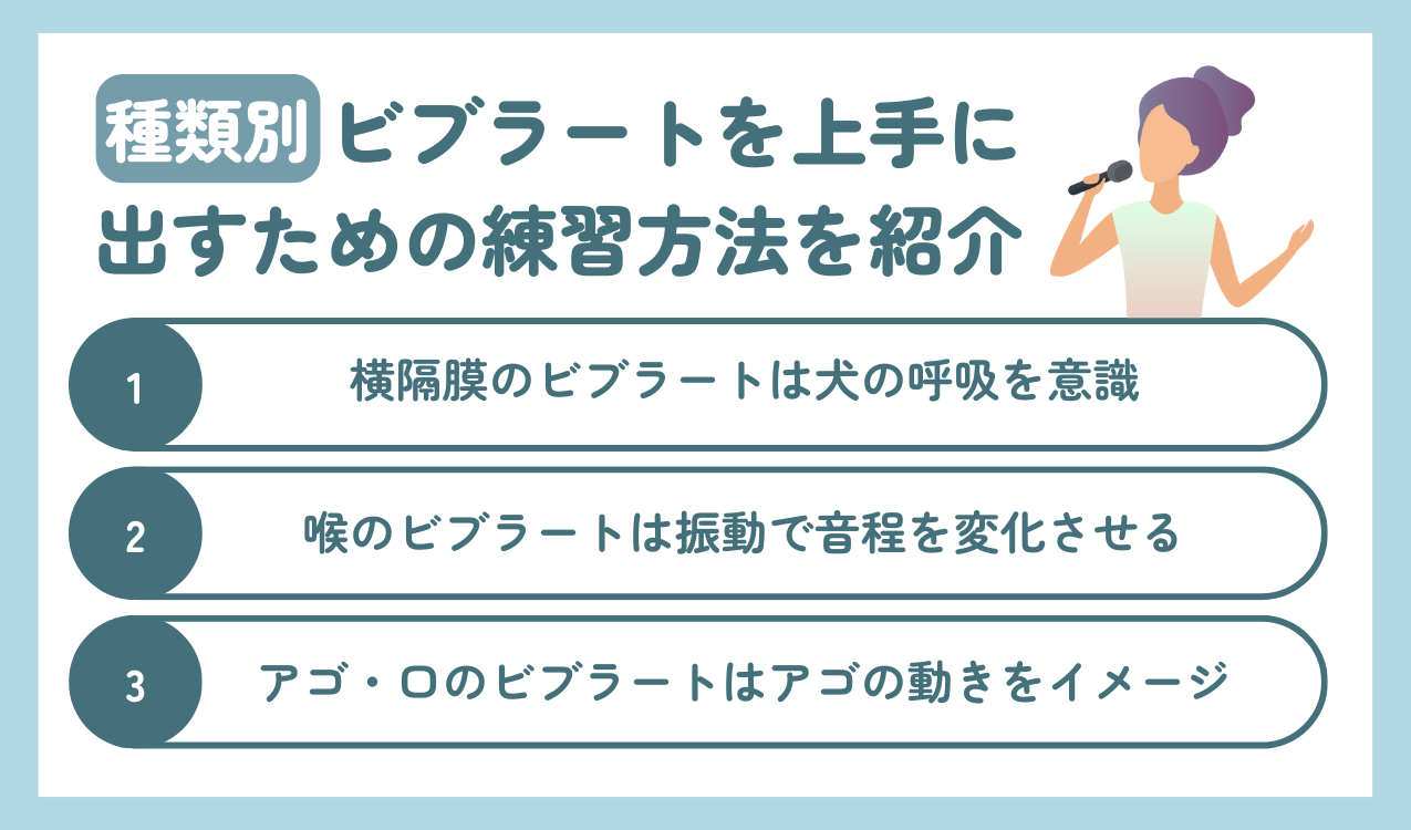 カラオケで綺麗なビブラートを出す方法｜喉と横隔膜のコツと練習法